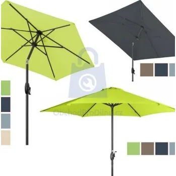 Slunečník Slunečník zahradní, naklápěcí s klikou, Basic Lift NEO 2,5 x 2 m, antracit, balení 1 ks