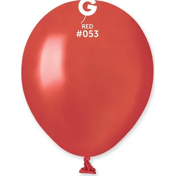 Balónek Svet balonku Balónik - metalický červený 13 cm