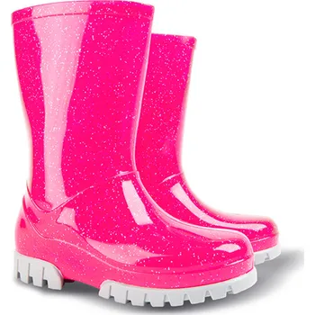 Oblečení a móda Demar Holínky dětské DEMAR TWISTER PRINT růžová třpytky 24-25