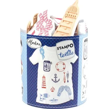 Hračka Razítka na textil Aladine 13 ks - Marina