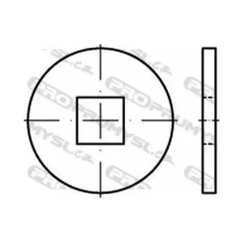 podložka Podložka pro dřevěné konstrukce DIN 440V 6,6 bez PÚ