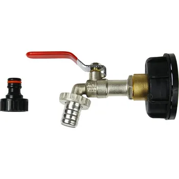 Kohout na IBC nádrž na vodu s rychlospojkou na hadici