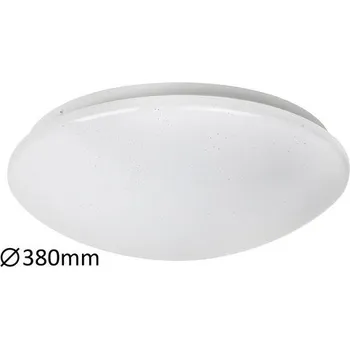Lucas , Kulaté stropní LED svítidlo se speciálním hvězdným efektem , 38 cm, r-3938 Rabalux ,Bílá, přírodní bílá