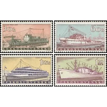 Sběratelství Lodě a plavidla - čistá - č. 1095-1098