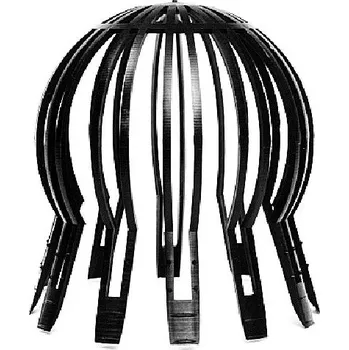 HPi stavební systémy Žlabový lapač listí 80-140 mm černý