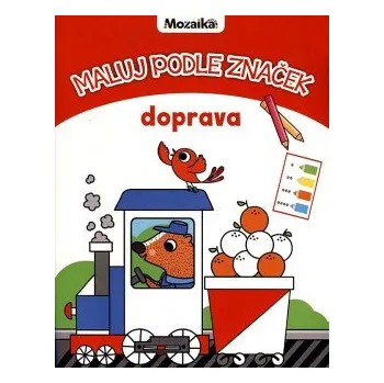 omalovánky Doprava - Maluj podle značek