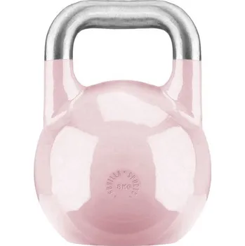 Gorilla Sports Soutěžní kettlebell, růžový, 8 kg