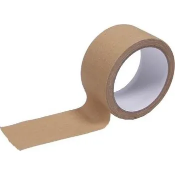 Kancelář MFH Páska lepící textilní 5cm x 10m světle hnědá khaki MFH® 28311F