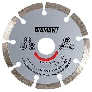 Příslušenství k brusce Kotouč diamantový 180 mm segment