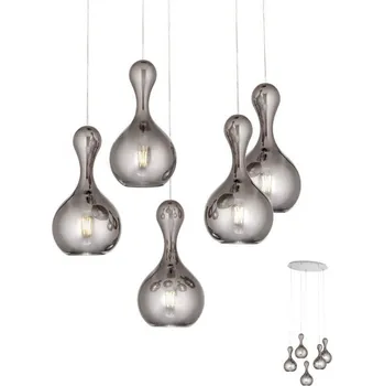 Redo Závěsné svítidlo Lob 5 Barva: Kouřová