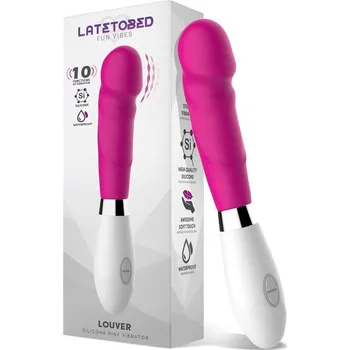 Vibrátor LateToBed Louver Silicone Vibe Pink