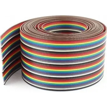 Síťový kabel Kabel plochý Dupont 26AWG 40x0,14mm2, šířka 55mm /PNLY/