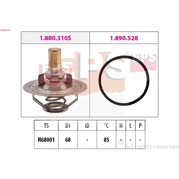 Automobilové těsnění Termostat, chladivo EPS 1.880.310
