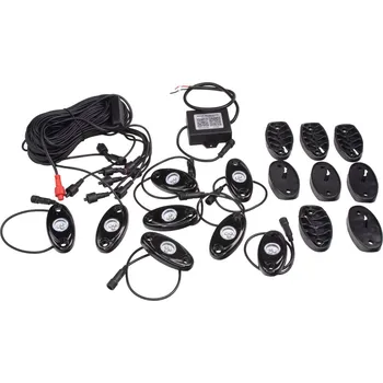 Přídavný světlomet LED podsvětlení podvozku RGB 12V, Bluetooth, 24x3W