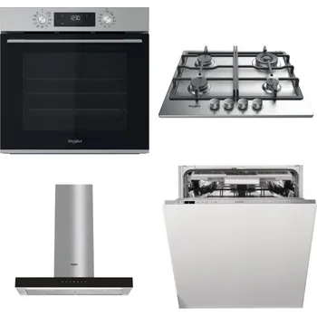 Set domácích spotřebičů WHIRLPOOL OMK58CU1SX + WHIRLPOOL TKRL 661 IX EU + WHIRLPOOL WHBS 62F LT K + WHIRLPOOL WIO 3T133 PLE