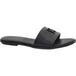 TOMMY HILFIGER Dámské kožené černé pantofle FW0FW07097-BDS-255 Velikost 37