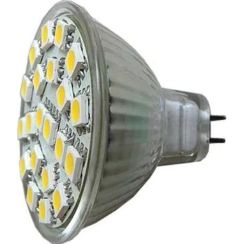 Osvětlení Žárovka LED MR16-21xSMD5050,bílá teplá,12V