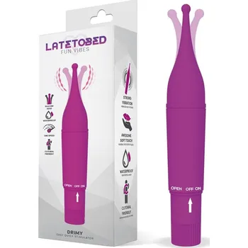 Vibrátor LateToBed Drimy Easy Quick Stimulator Silicone Purple