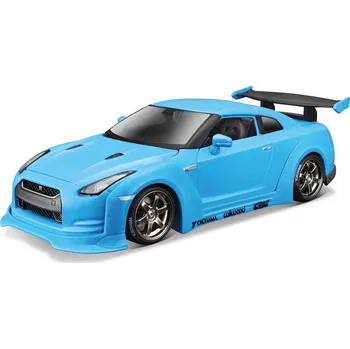 autíčko Maisto Nissan GT-R Tokyo Mods 1:24 modrá - expresní doprava