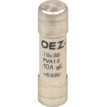 Jistič Pojistka válcová 0,5A PVA10 aM 10x38mm OEZ:40759