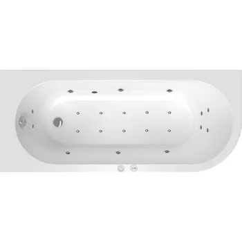 Vana Masážní vana SIKO Rajka 170x72,5 cm MEDIUM akrylát levá SIKOHMMRAJ170L