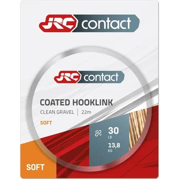 Návazcová šňůrka JRC Contact Soft Coated Braid Clean Gravel 22m Varianta: Soft Coated Braid Clean Gravel 30lb 22m