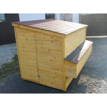 kurník Kurník se šikmou střechou