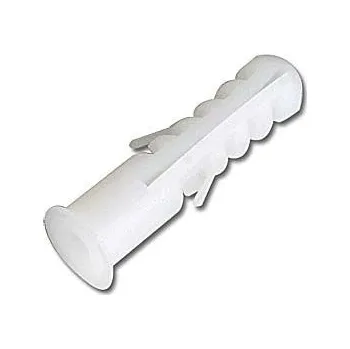 Hmoždinka Hmoždinka 8mm s límcem nylonová bílá