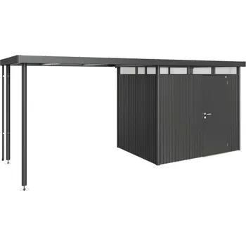 Zahradní domek Biohort Postranní střecha vel. L pro HighLine H2, tmavě šedá metalíza