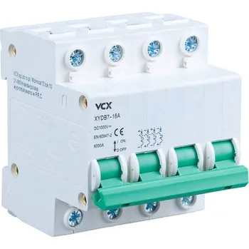 Jistič Jistič DC 32A/C 4P VCX XYDB7-32A, DC1000V, na DIN lištu