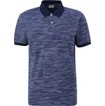 s.Oliver pánské triko s límečkem 2129858/58W1 Modrá XXXL