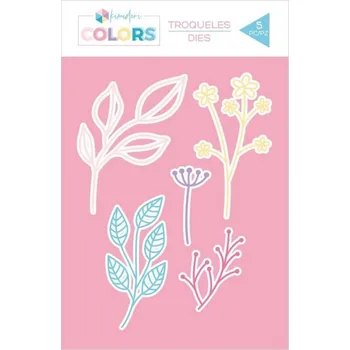 Řezačka papíru Kimidori Větvičky - vyřezávací kovové šablony (5ks)