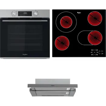 Set domácích spotřebičů WHIRLPOOL OMK58CU1SX + WHIRLPOOL AKT 8190/BA + WHIRLPOOL AKR 749/1 IX
