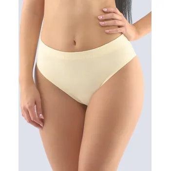 Kalhotky Gina Kalhotky klasické 10285P Barva/Velikost: žlutobílá / M/L