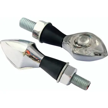 Osvětlení pro motocykl Bike It LED Boggle blinkry chromové INDLED59