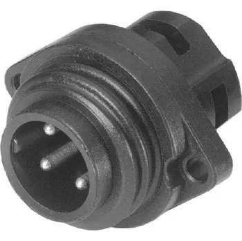 Síťový konektor Amphenol C016 20C003 100 12 kulatý faston, 1 ks