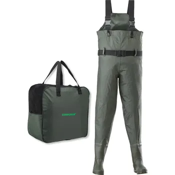 Prsačky Recenze Cormoran 95-07440 brodící kalhoty vysoké s kapsou zelené 40
