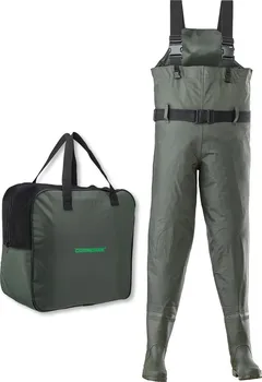 Prsačky Cormoran 95-07440 brodící kalhoty vysoké s kapsou zelené 40