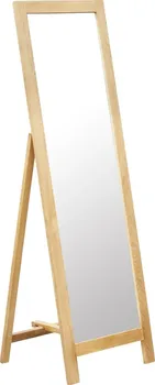 Zrcadlo Stojací zrcadlo masivní dřevo 48 x 46,5 x 150 cm dub