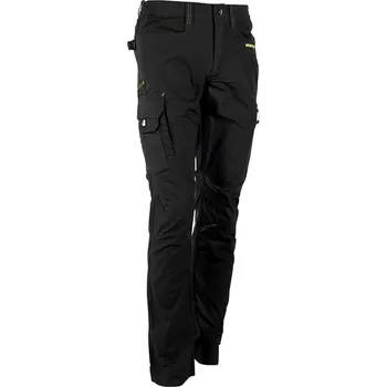 Pánské kalhoty NW Nine Worths EDWARD kalhoty do pasu ČERNÉ - 58