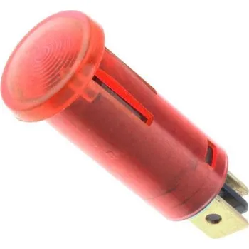 Polovodič Kontrolka 12V WL-01 červená, průměr 12,5mm
