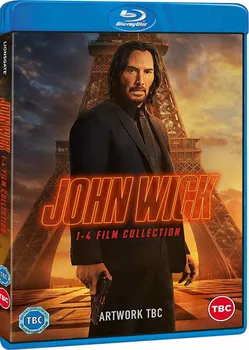 Blu-ray film John Wick: 1-4 Kolekce (2014, 2017, 2019, 2023) 4 disky Blu-ray