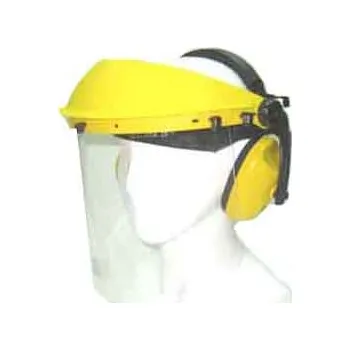 ochranný štít Everest Polykarbonátový ochranný štít se sluchátky