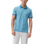 s.Oliver pánské triko s límečkem 2129858/61W1 Tyrkysová XL