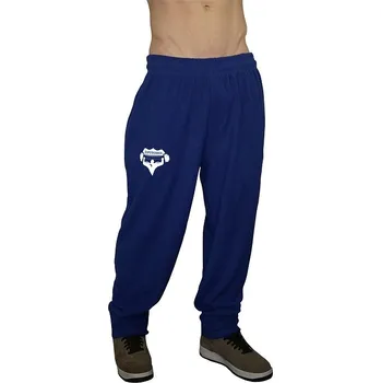 Tepláky logo Superhuman - modrá/bílá Modrá XL