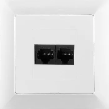 Elektrická zásuvka GREENLUX PREMIUM 2 PC - Zásuvka komunikační 2x8 pin