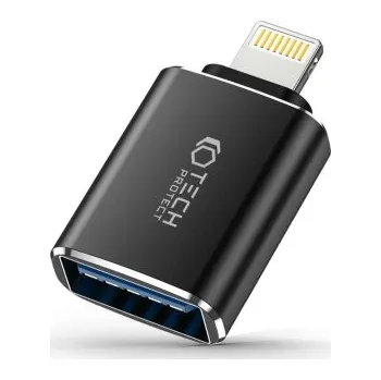 Tech-Protect | Tech-Protect Ultraboost adaptér Lightning / USB OTG, černý