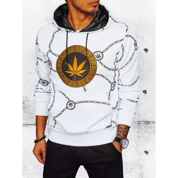 Pánská mikina Pánská mikina DSTREET BÍLÁ XXL