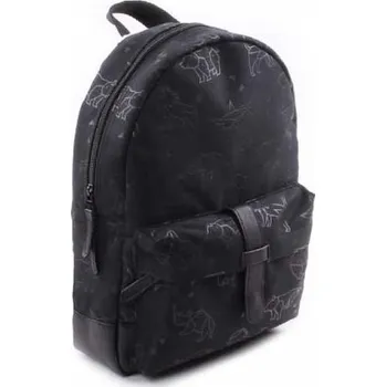 Dětský batoh KIDZROOM Batoh Tottally Black Animals velký