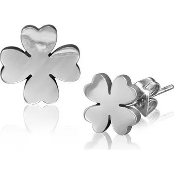 Náušnice Puzetové náušnice – malý Čtyřlístek